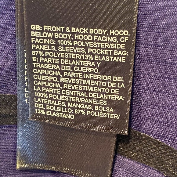 The North Face Women's Dyvinity Running Jacket in Purple B1031 Size S Hooded - Picture 15 of 16